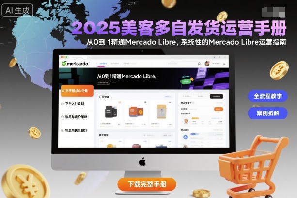 2025美客多自發貨運營手冊:從0到1精通Mercado Libre,系統性的Mercado Libre運營指南