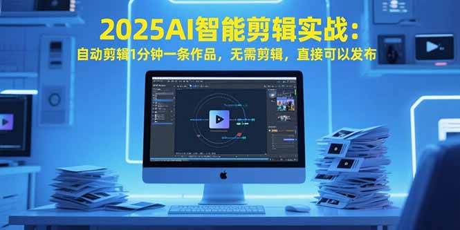 2025AI智能剪輯實戰(zhàn)：自動剪輯1分鐘一條作品，無需剪輯，直接可以發(fā)布