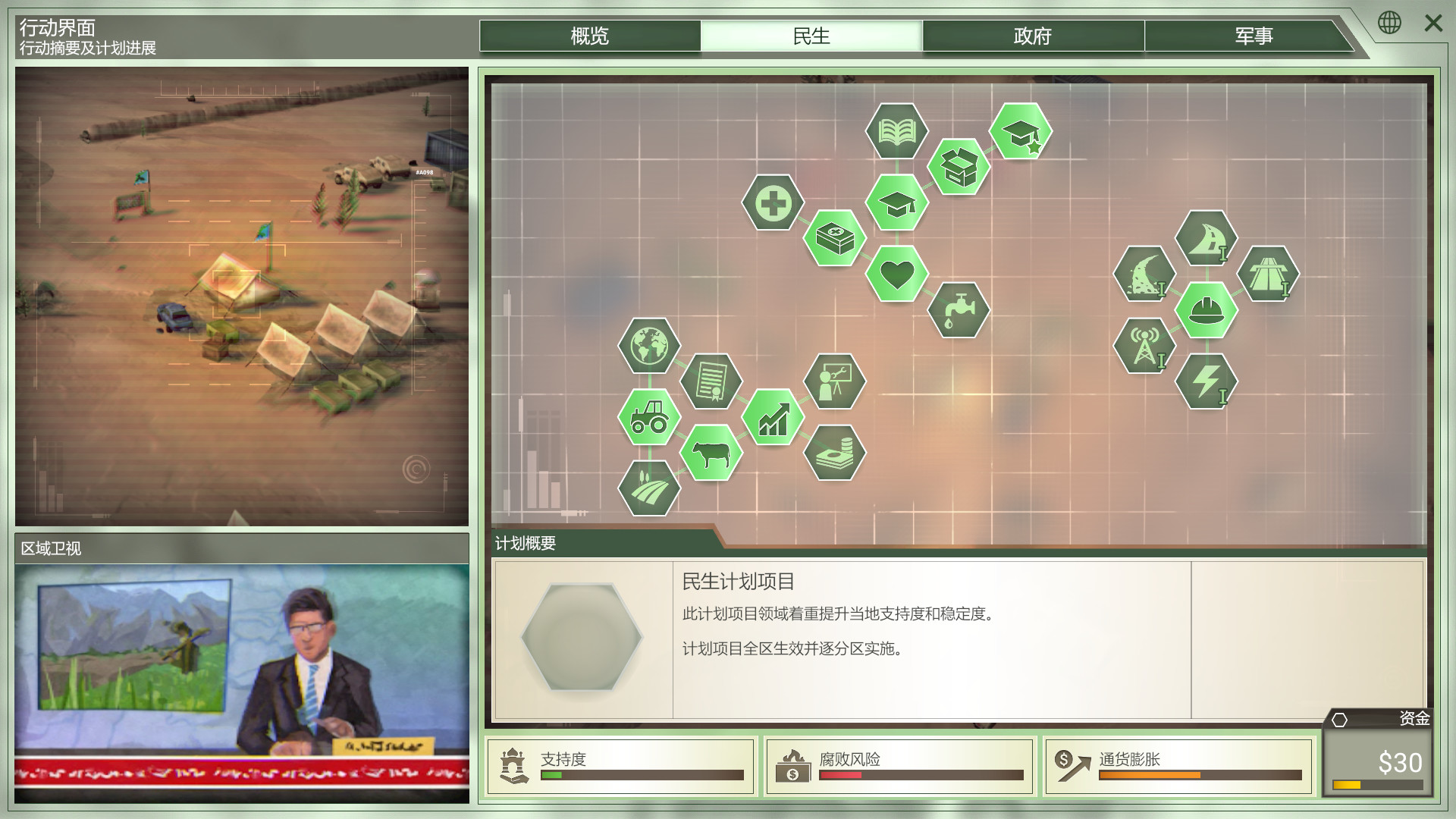 《反叛公司：局勢升級/Rebel Inc: Escalation》PC中文版下載-含v1.4.0.12