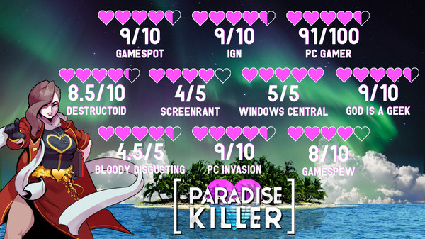 《天堂島殺手 Paradise Killer》Switch美版中文&日版中文NSZ下載 – 含1.3.0補丁