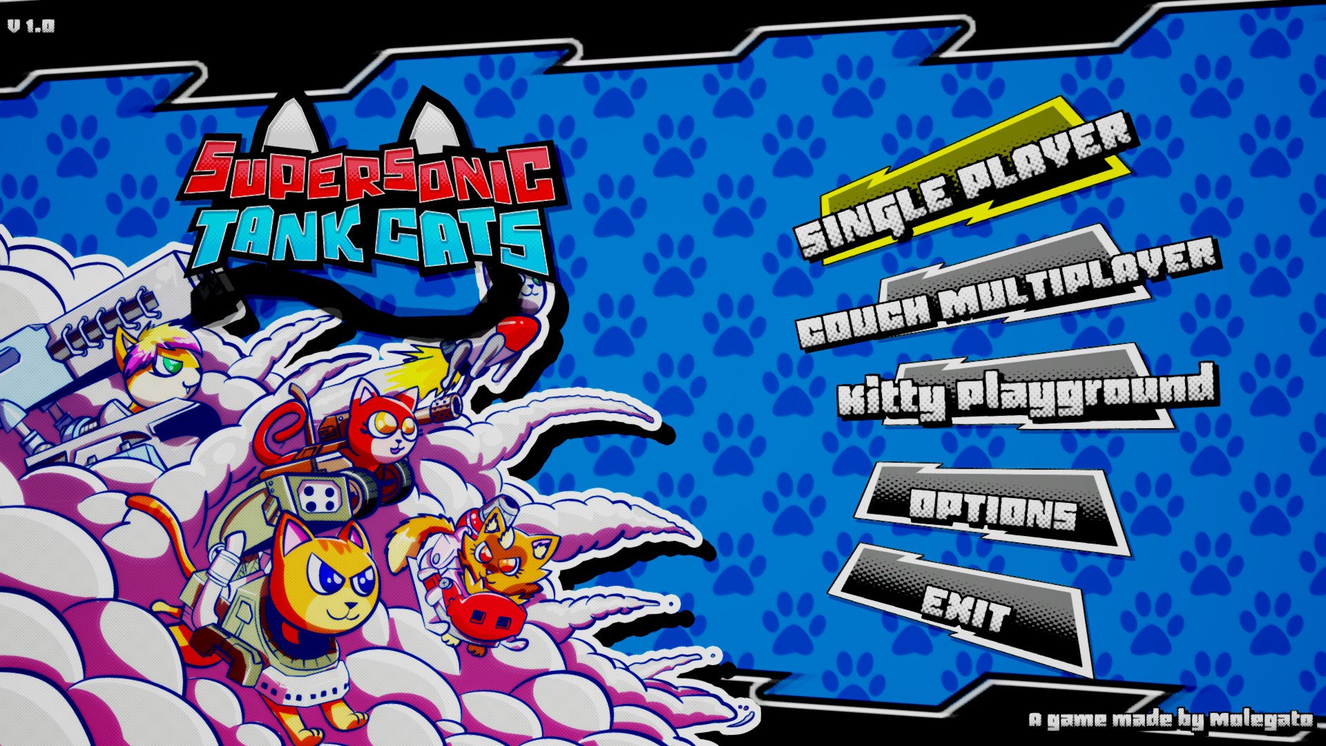 《超音速坦克貓 Supersonic Tank Cats》Switch英文版NSP下載