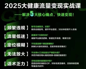 大健康流量全域新增長8.0,三月底線下課視頻,大健康萬億藍海,從類目突圍到模式迭代