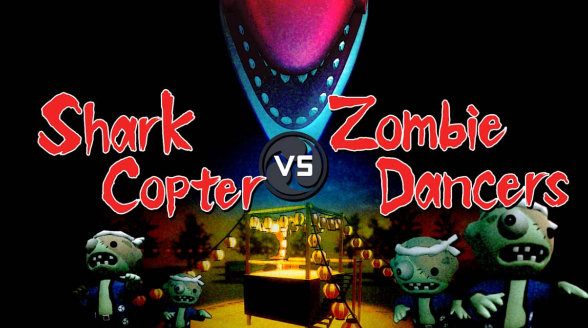 《鯊魚直升機VS霹靂舞僵尸 Shark Copter vs Zombie Dancers》Switch英文版NSZ下載