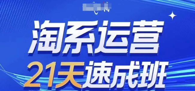 淘系運(yùn)營21天速成班(更新25年3月)，0基礎(chǔ)輕松搞定淘系運(yùn)營，不做假把式