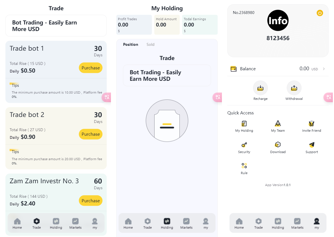 海外版AI量化區塊鏈系統源碼 UI精美