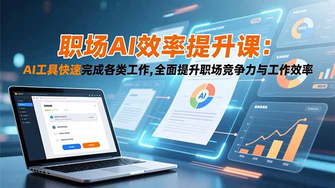 職場AI效率提升課：AI工具快速完成各類工作,全面提升職場競爭力與工作效率