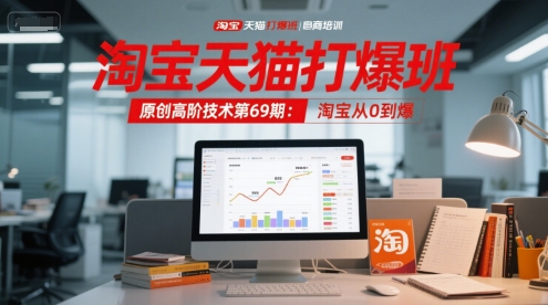淘寶天貓打爆班原創高階技術第69期：淘寶從0到爆
