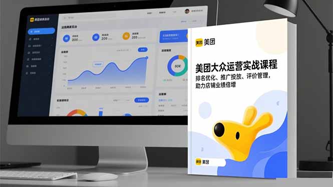 美團大眾運營實戰課程，排名優化、推廣投放、評價管理，助力店鋪業績倍增