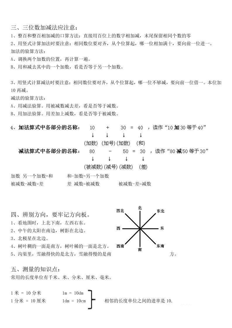 二上北師大數學知識點匯總