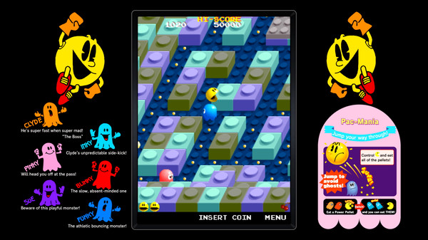 《吃豆人 博物館+/PAC-MAN MUSEUM+》PC中文版下載-含Build.20411785