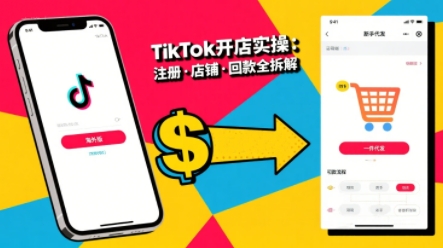 TikTok從開店到投流的進階課,從基礎(chǔ)實操到高階技巧一網(wǎng)打盡