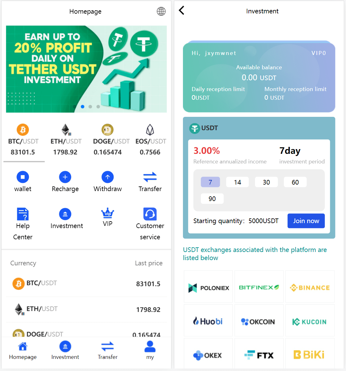 多國語言版_USDT虛擬幣投資理財(cái)系統(tǒng)源碼/海外區(qū)塊鏈投資理財(cái)源碼