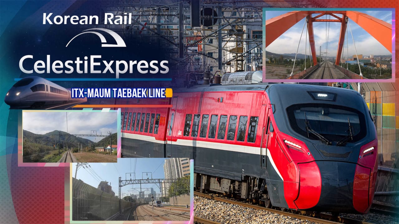韓國鐵路 Celesti特快 ITX-MAUM 太白線丨Korean Rail Celesti Express ITX-MAUM Taebaek Line