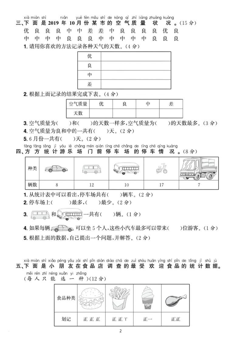25二下數學第一單元拔尖測試卷2(含答案5頁)人教
