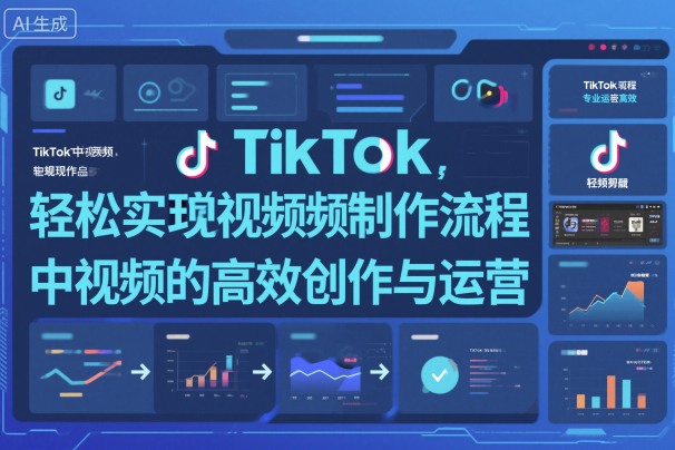 TikTok中視頻制做流程，輕松實現Tk中視頻的高效創作與運營