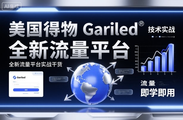 美國(guó)得物Gariled技術(shù)實(shí)戰(zhàn),全新流量平臺(tái)?實(shí)戰(zhàn)干貨,即學(xué)即用