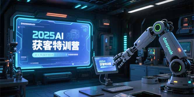 2025AI獲客特訓營,AI圖文視頻全制作,deepseek工具實操教學