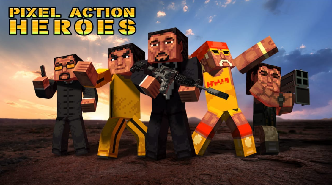 《方塊世界：像素動作英雄 Pixel Action Heroes》Switch英文版NSZ下載