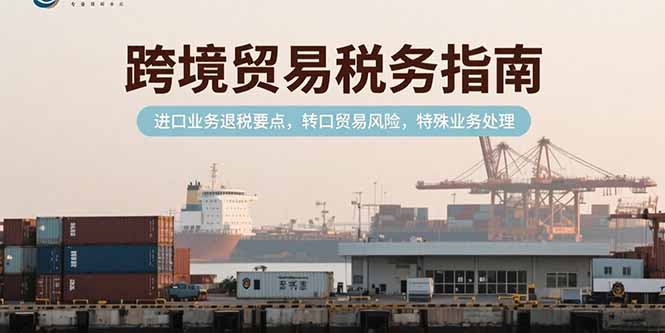 跨境貿易稅務指南,進口業務退稅要點,轉口貿易風險,特殊業務處理