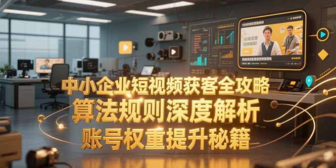 中小企業(yè)短視頻獲客全攻略,算法規(guī)則深度解析,賬號權(quán)重提升秘籍
