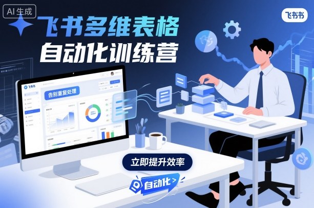 飛書多維表格自動化訓練營，手把手教你告別重復處理，用多維表格開啟高效辦公新模式