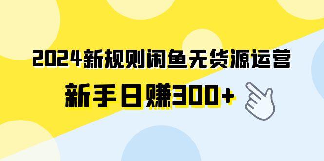 (9522期)2024新規則閑魚無貨源運營新手日賺300+