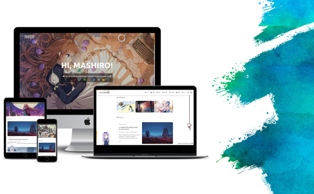 Sakura??: 櫻花莊的白貓博客 WordPress 主題