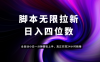 日入3-4位數，有手就會，應用云無限拉新智能實現躺賺
