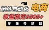 閑魚自動化電商，月收益穩定6000+，零風險長期盈利【支持多賬號矩陣布局】