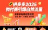 拼多多2025微付費引爆自然流量，拼多多電商運營教程，運營、推廣、打爆品、微付費(更新)