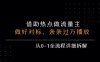 借力熱點，乘順風車玩流量主，條條過萬播放， 每月收益5k+，從0-1全流程詳細拆解