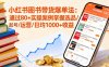 小紅書圖書帶貨爆單法：通過80+實(shí)操案例掌握選品/起號/運(yùn)營/日均1000+收益