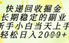 快遞回收掘金項目，長期穩定的副業，新手小白當天上手，輕松日入1k+【揭秘】