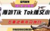 海外tiktok小說推文暴力項目，高停留率，高轉(zhuǎn)化率，上手后一天搞頓飯錢不是問題