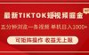 TIKTOK短視頻暴力掘金 單機收益500+收益無上限 可矩陣操作 實現睡后收入