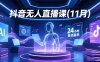 抖音無人直播課(11月