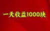 一天收益1000+ 穩定項目，可以做視頻號，也可以做快手抖音