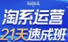 淘系運營21天速成班(更新25年9月)，0基礎輕松搞定淘系運營，不做假把式