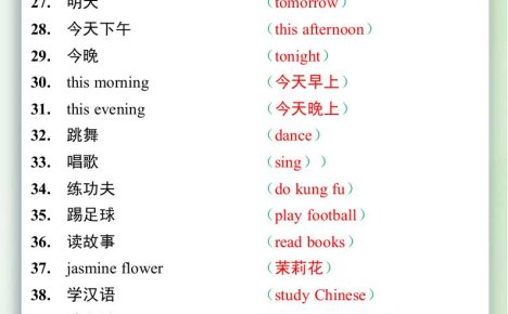 五升六英語暑假作業——六年級上冊英語互譯練習題84道-六上英語