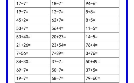 二升三數學暑假《口算練習180題》匯總-三上數學