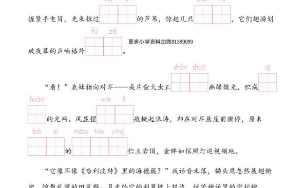 【情境中看拼音寫詞語】四下語文